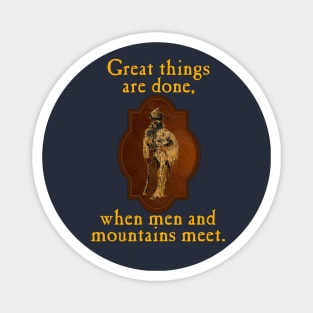 MEN & MOUNTAINS Magnet